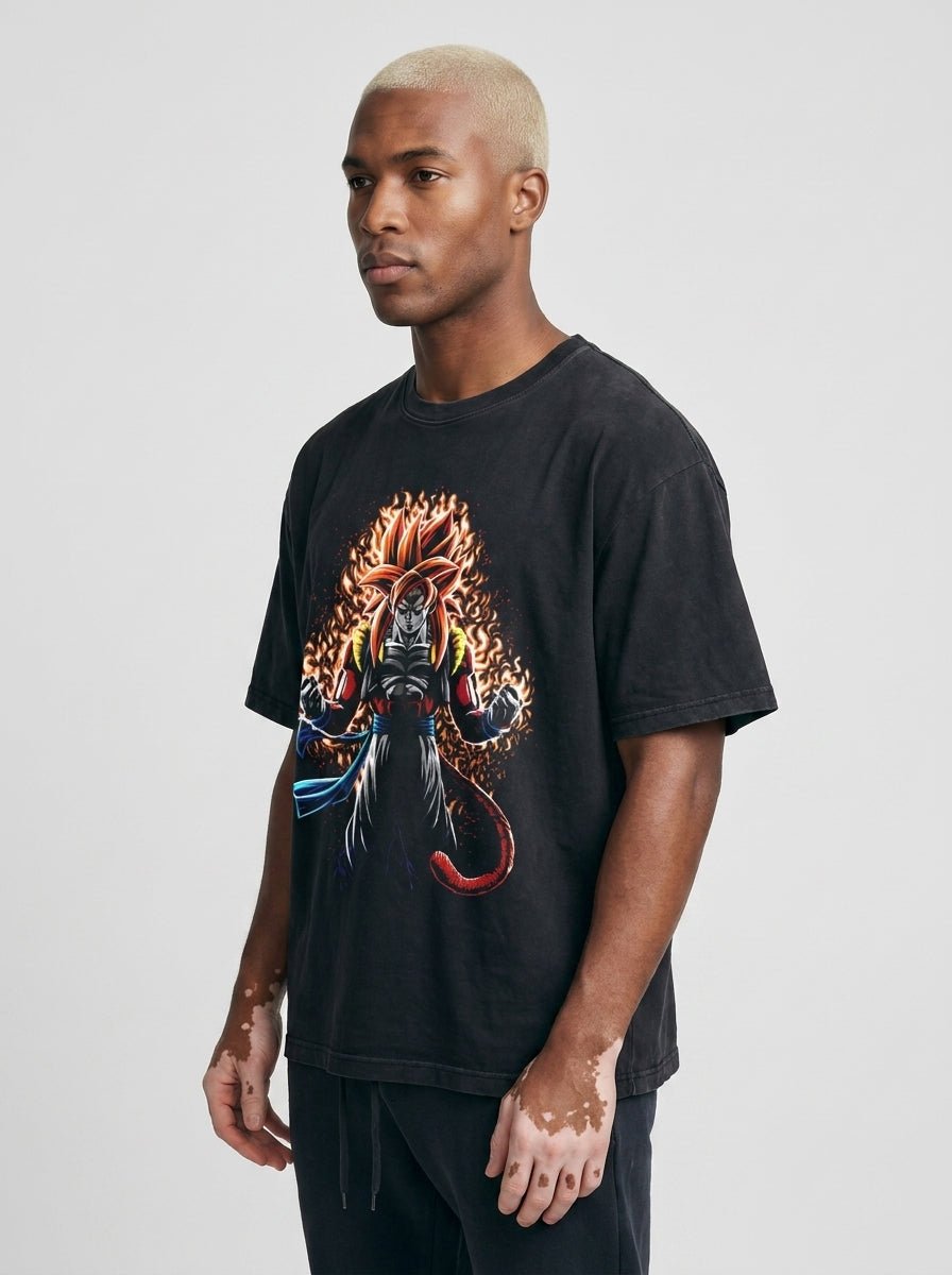 Crimson Fusion Vintage Tee - Tempus