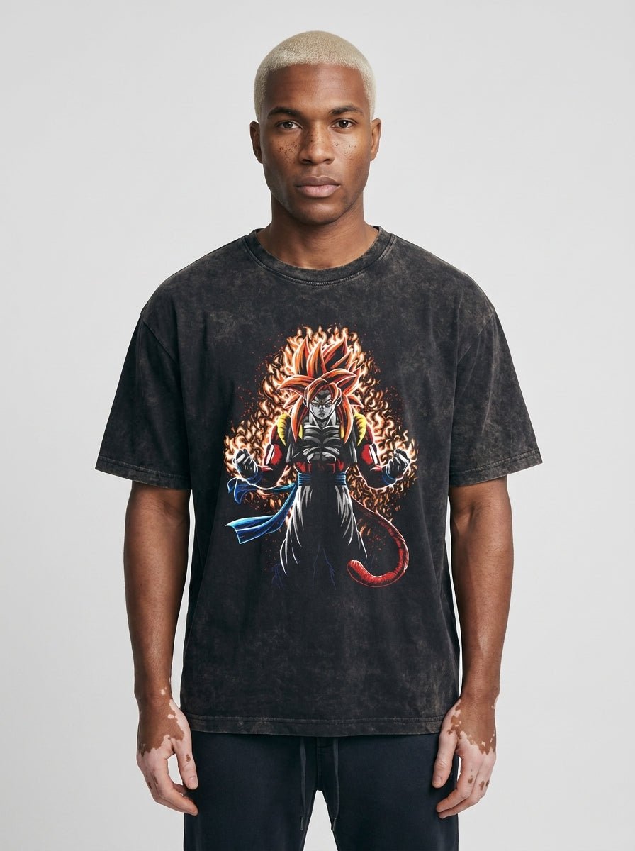 Crimson Fusion Vintage Tee - Tempus