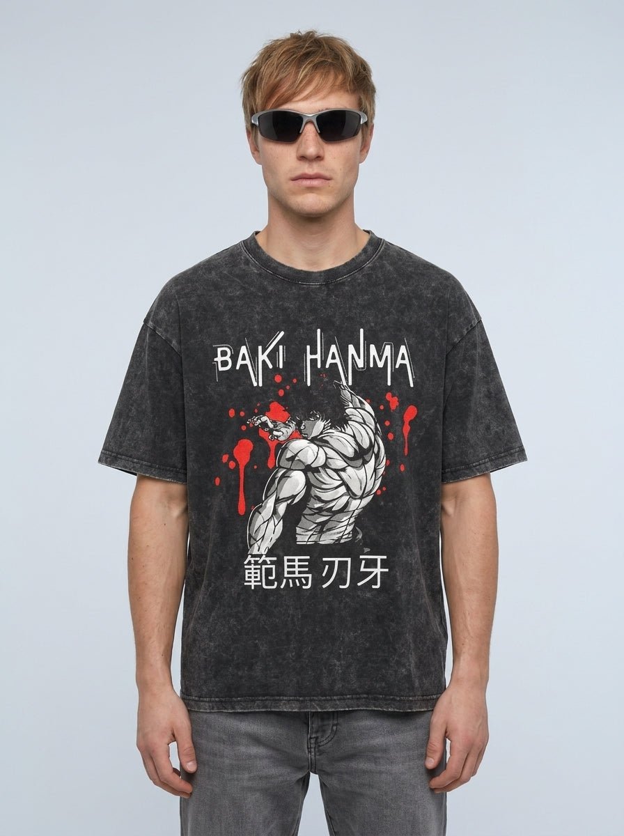 Crimson Muscle Demon Street Tee - Tempus