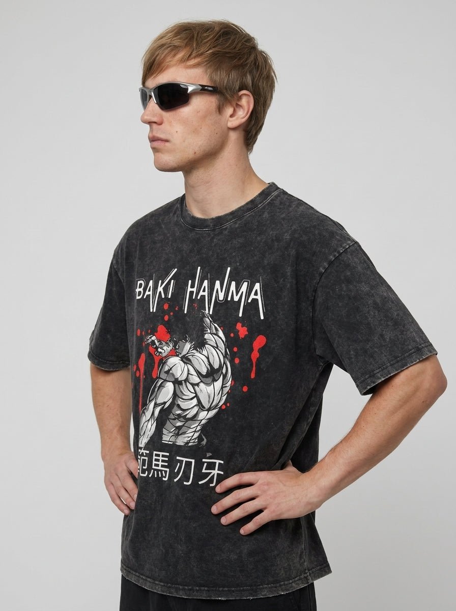 Crimson Muscle Demon Street Tee - Tempus