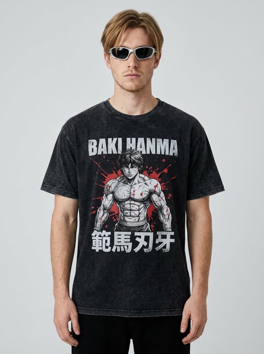 Crimson Muscle Demon Street Tee - Tempus