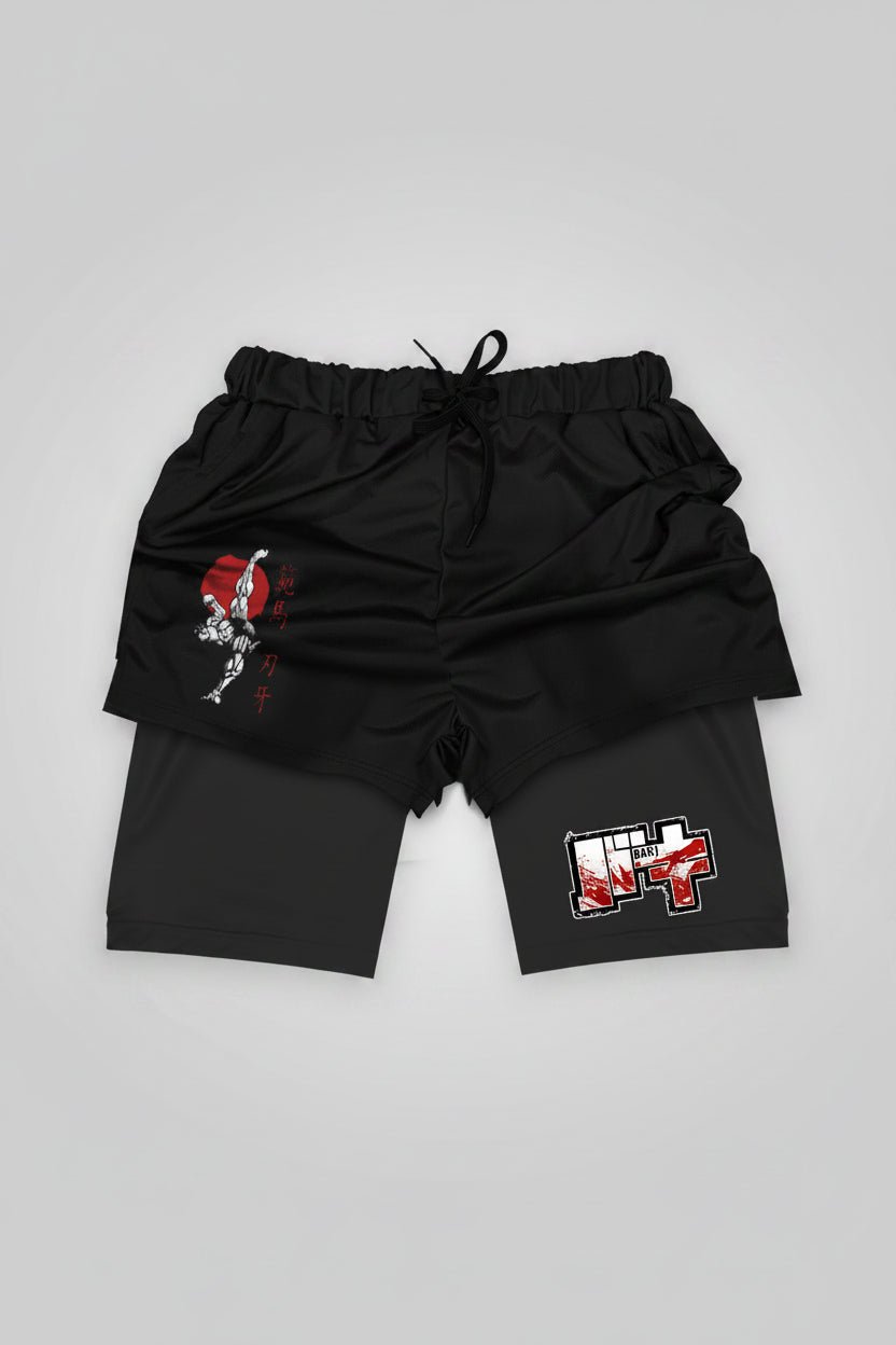 Crimson Muscle Warrior Shorts - Tempus