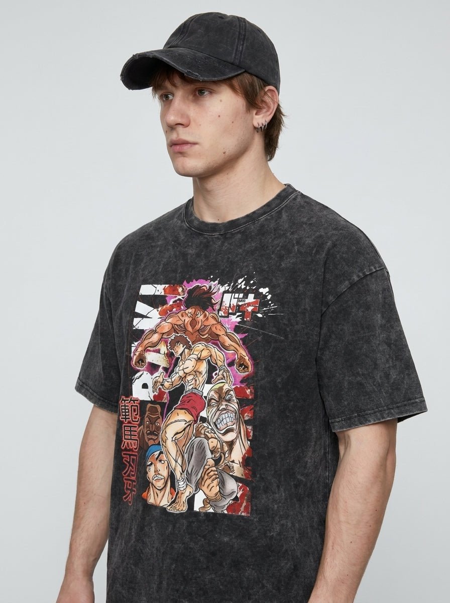 Crimson Muscle Warrior Tee - Tempus