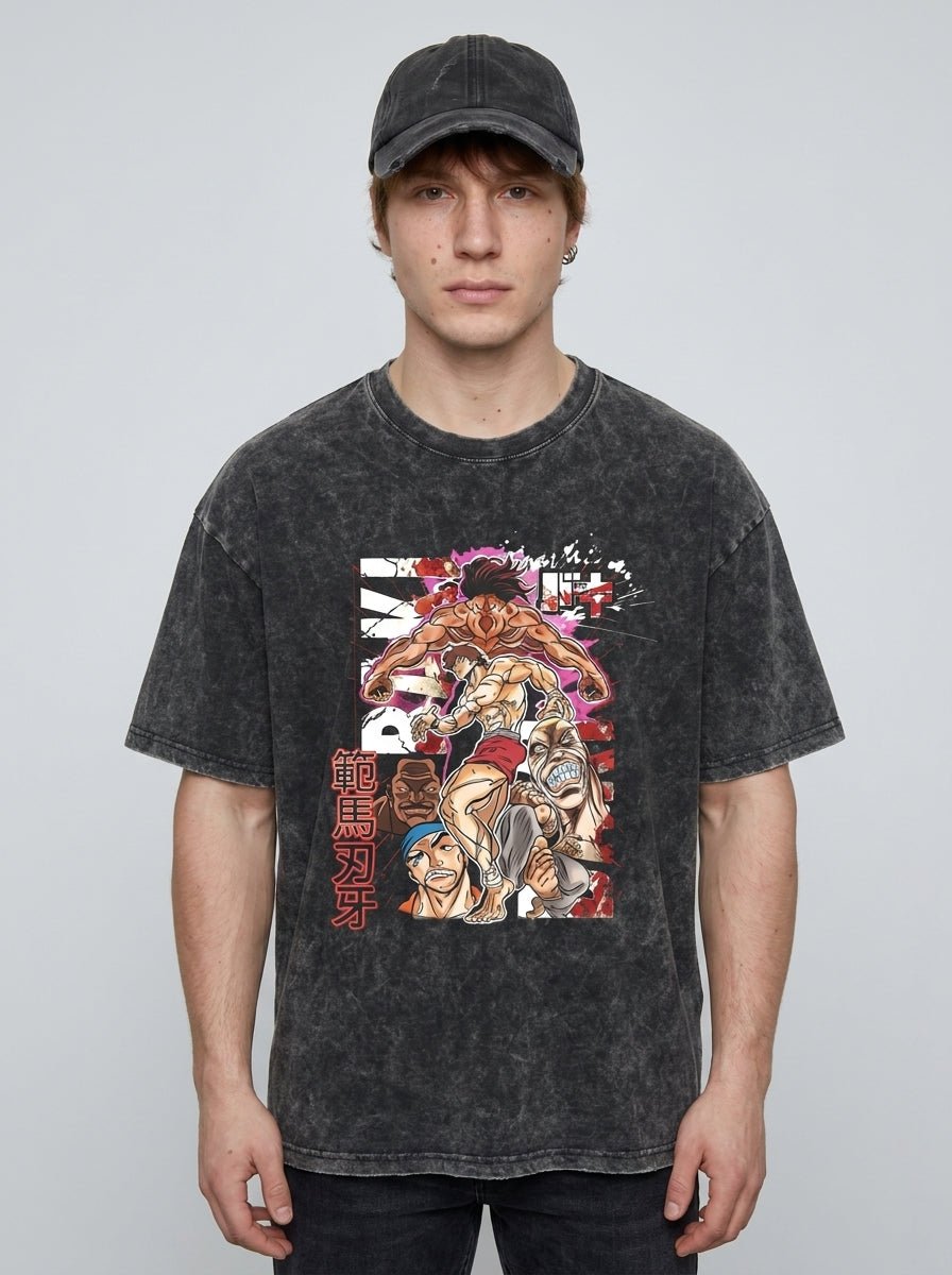 Crimson Muscle Warrior Tee - Tempus