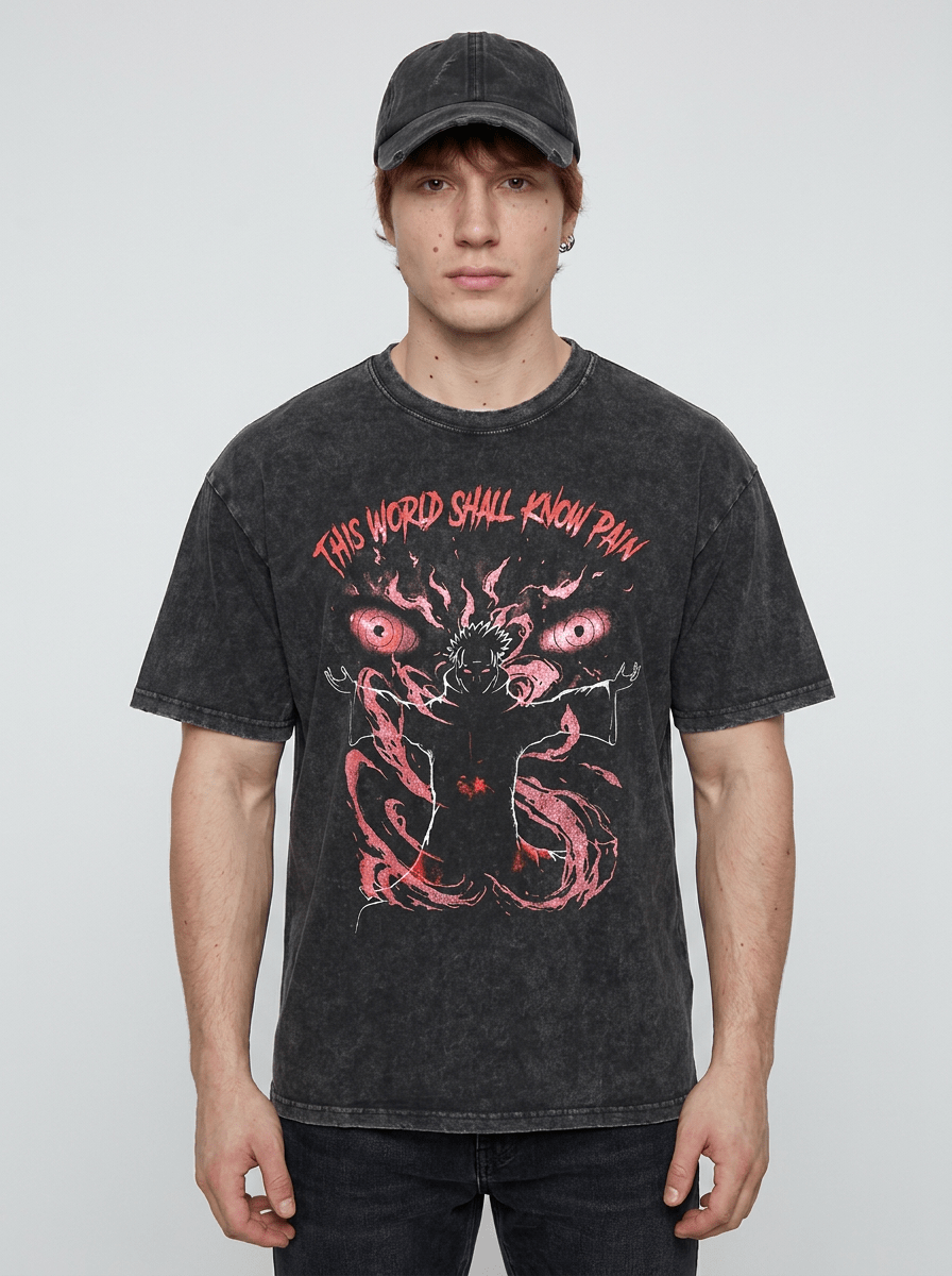 Crimson Sage Eye Reckoning Tee - Tempus