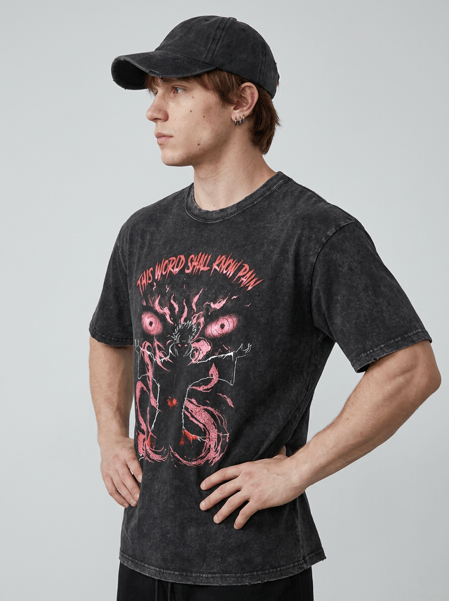 Crimson Sage Eye Reckoning Tee - Tempus