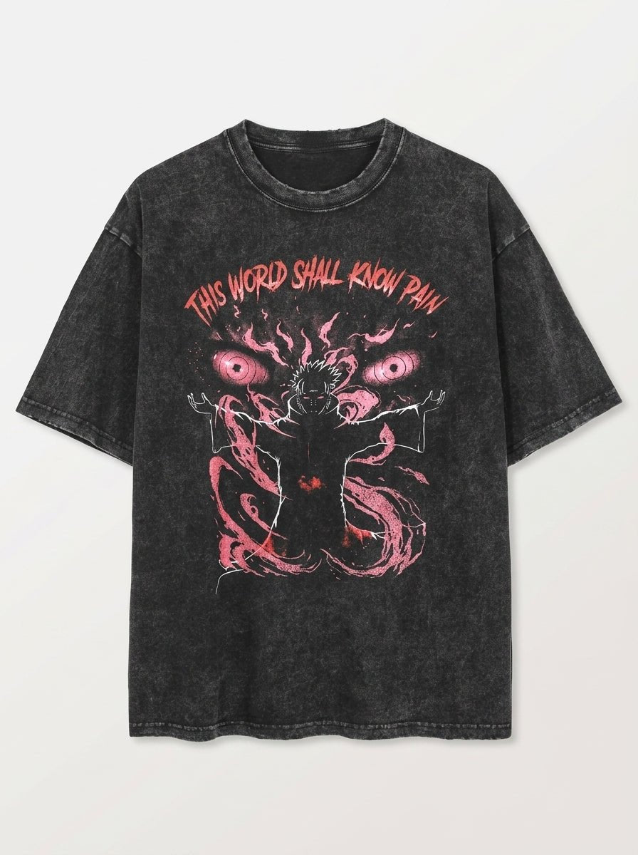 Crimson Sage Eye Reckoning Tee - Tempus