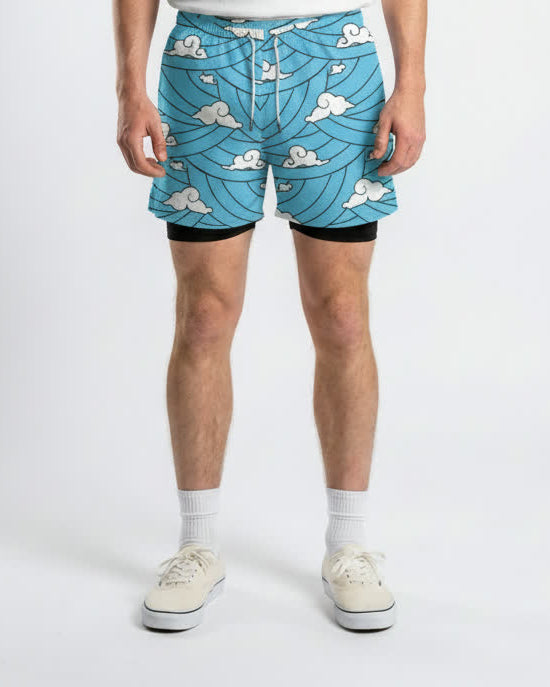 Abyss Print Swim Shorts shorts