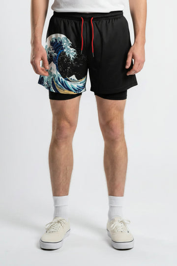 Tsunami Print Swim Shorts