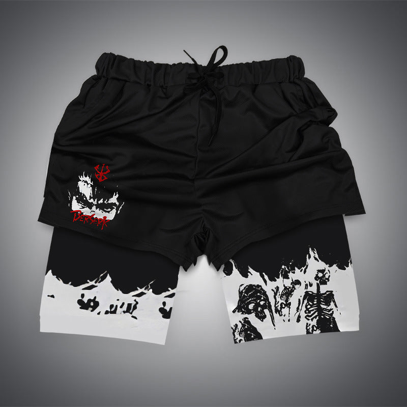 One Piece 3D Digital Print Adult Beach Shorts - 1773646988609392746 — Tempus Arc