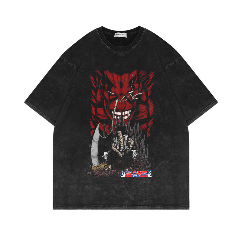 280g Vintage Anime Oversized Cotton T-Shirt - 1773892301911855161 — Tempus Arc