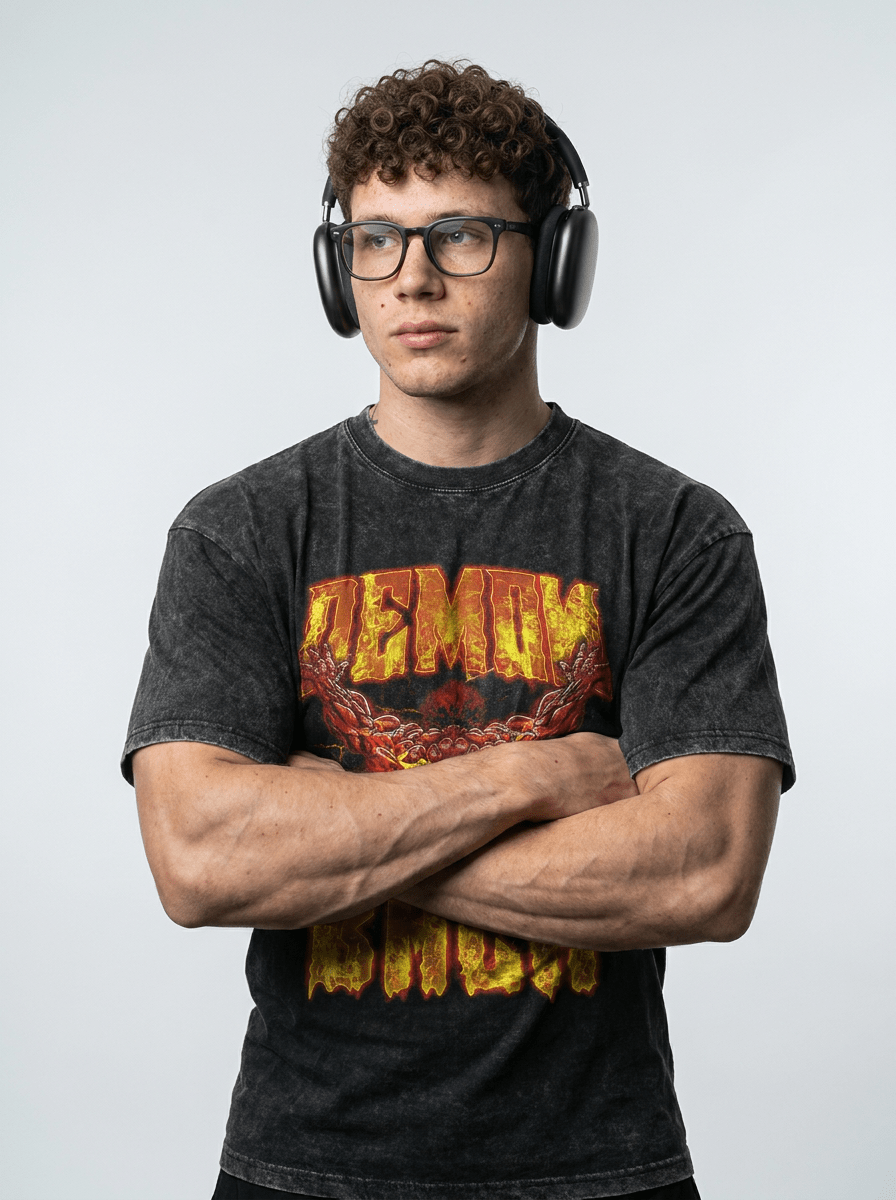 Fiery Demonic Energy Tee - Tempus