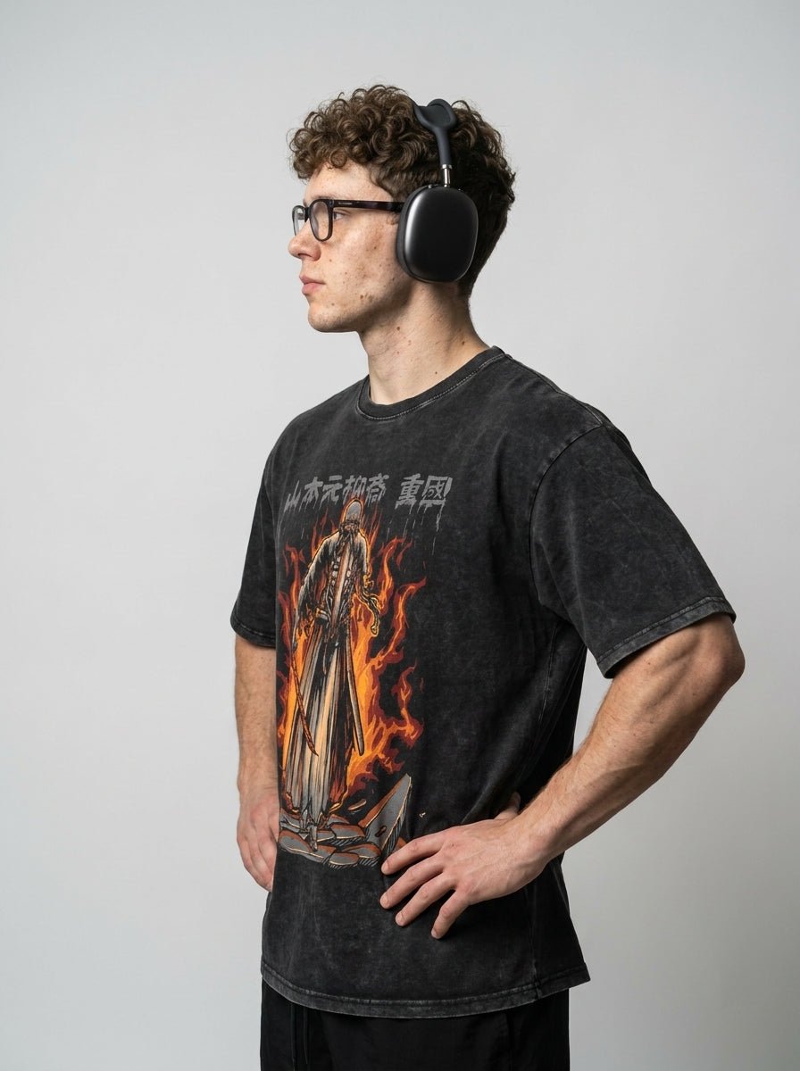 Grandmaster Flame Blade Tee - Tempus