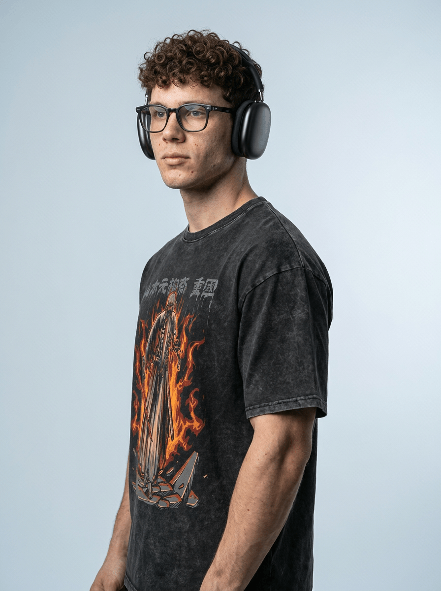 Grandmaster Flame Blade Tee - Tempus