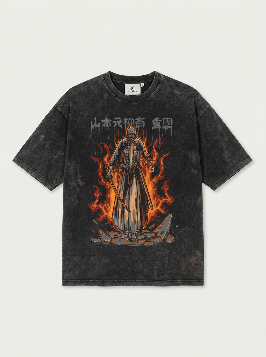 Grandmaster Flame Blade Tee - Tempus