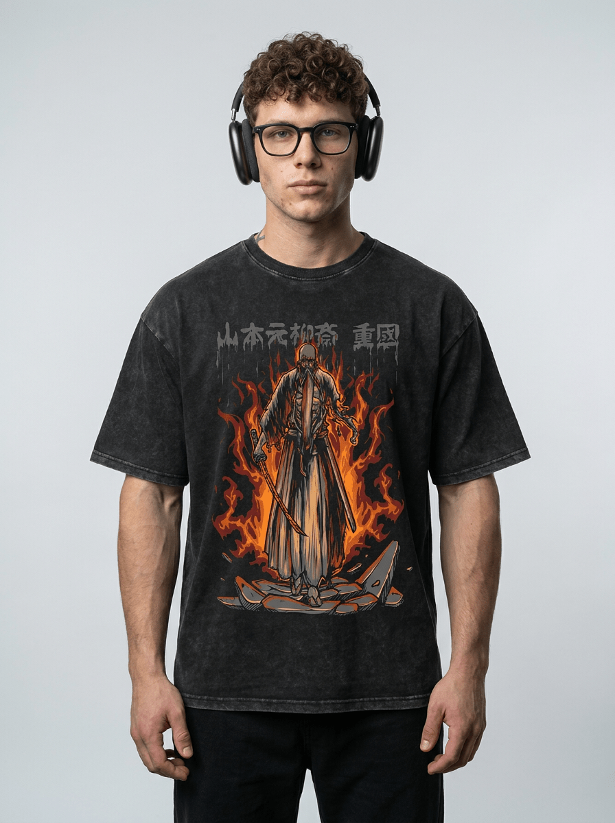 Grandmaster Flame Blade Tee - Tempus