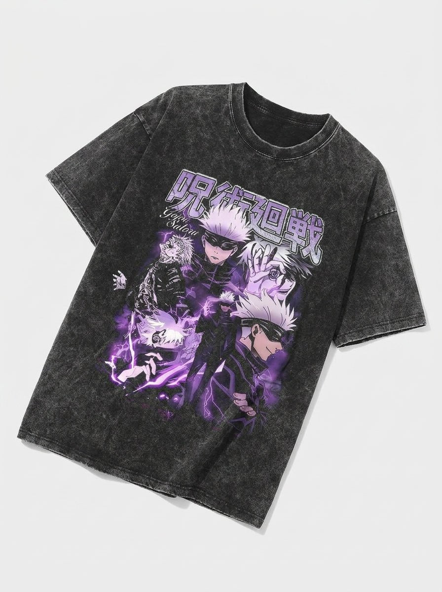 Hex Trio Vintage Washed Tee - Tempus