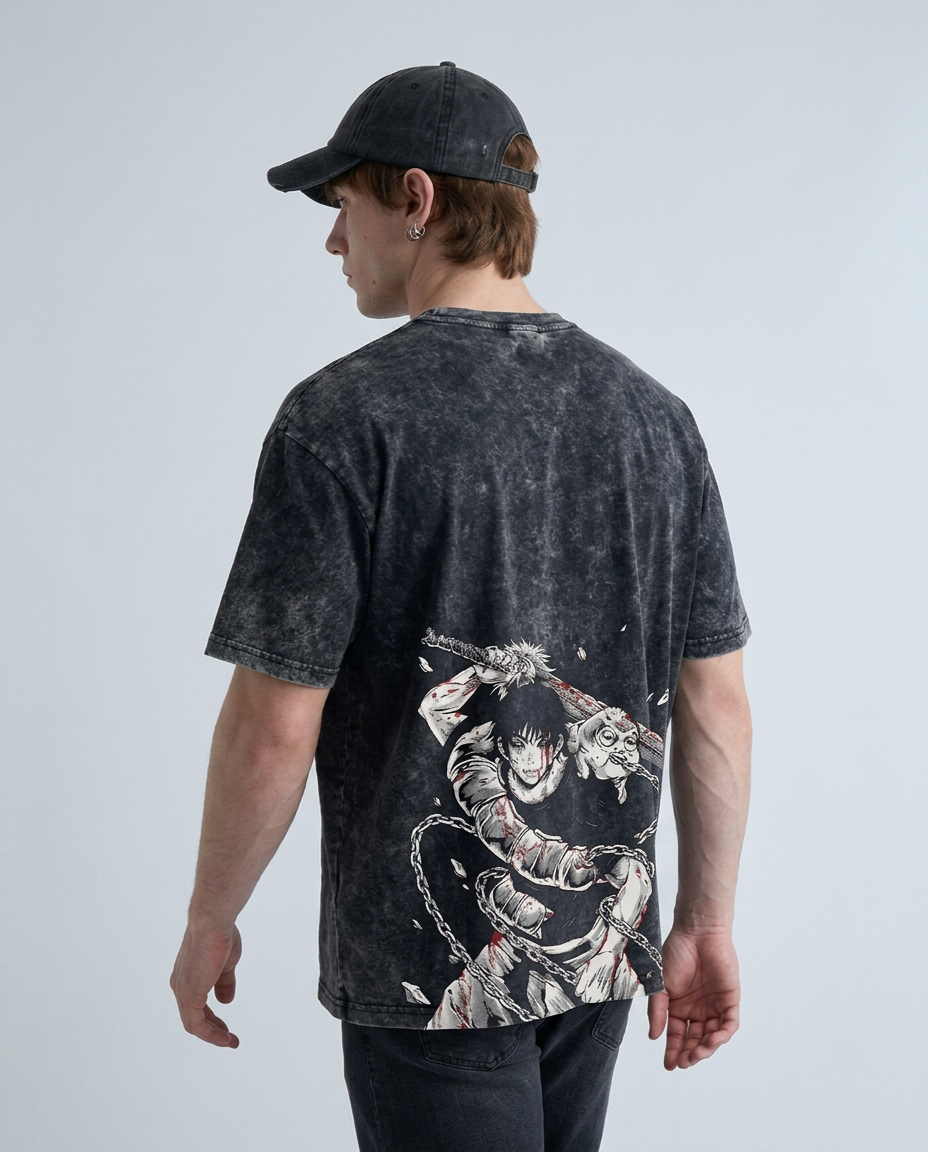 Iron Chain Warrior Washed Tee