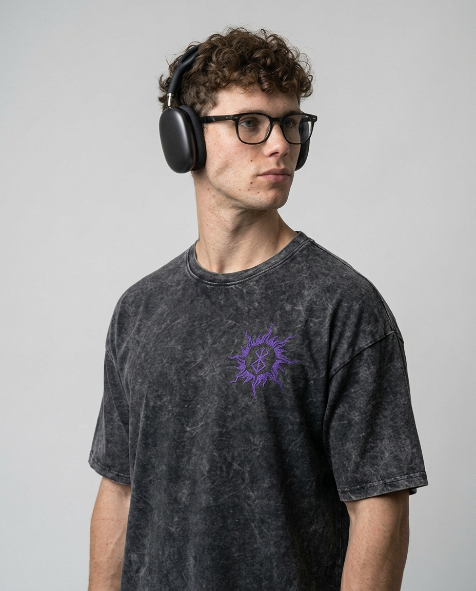 Eclipse Skull Neon Tee