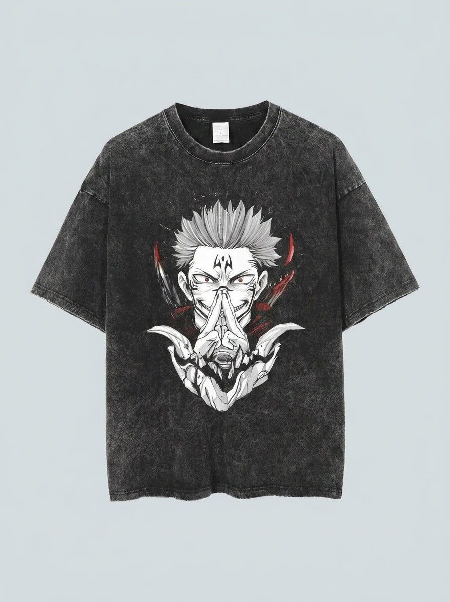 Hollow Menace Washed Tee - Tempus