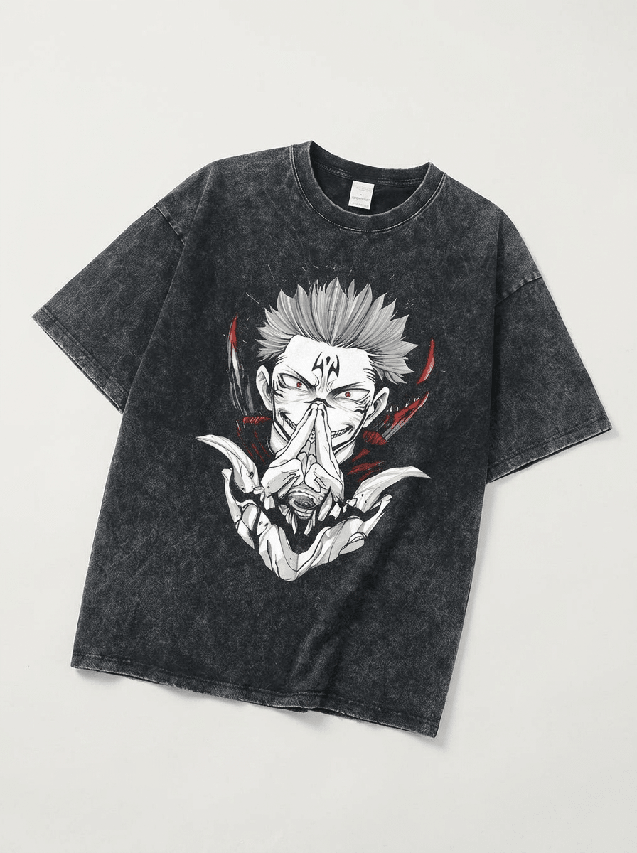 Hollow Menace Washed Tee - Tempus