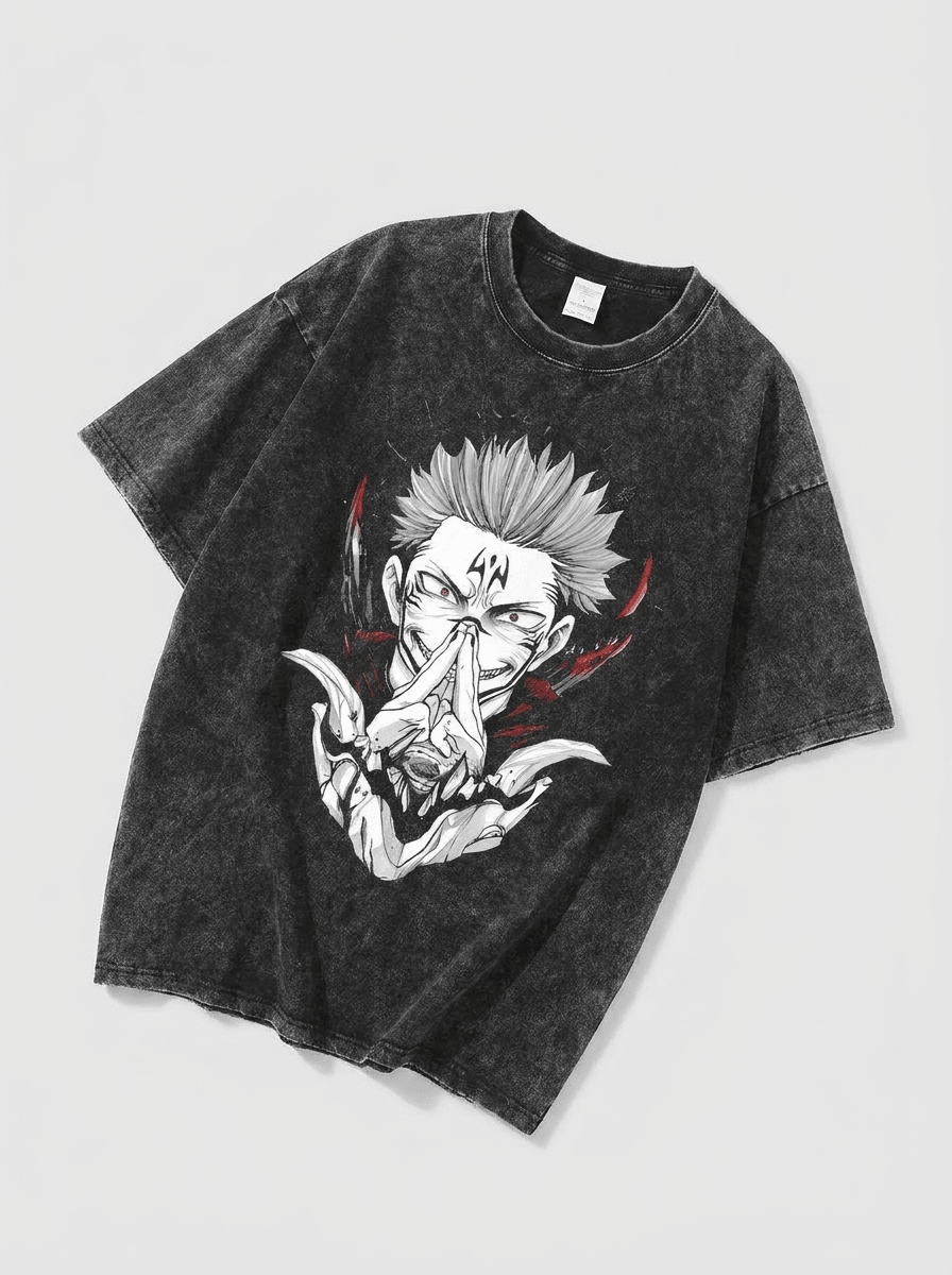 Hollow Menace Washed Tee - Tempus