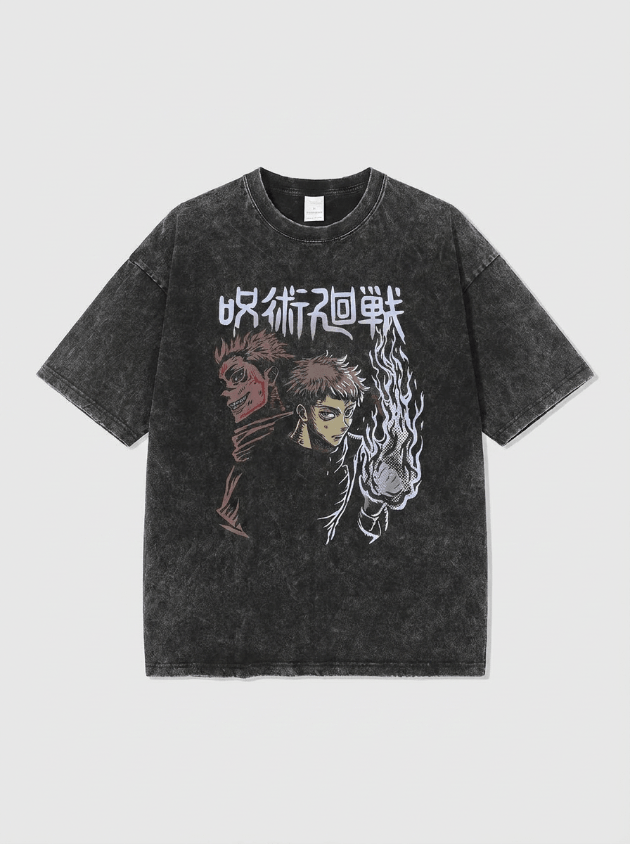 Inferno Acid Wash Tee - Tempus