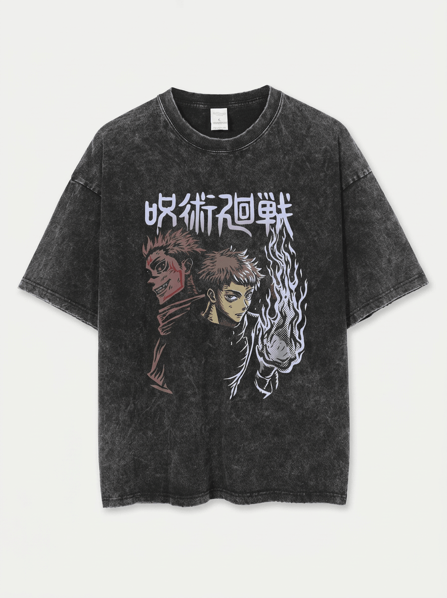 Inferno Acid Wash Tee - Tempus