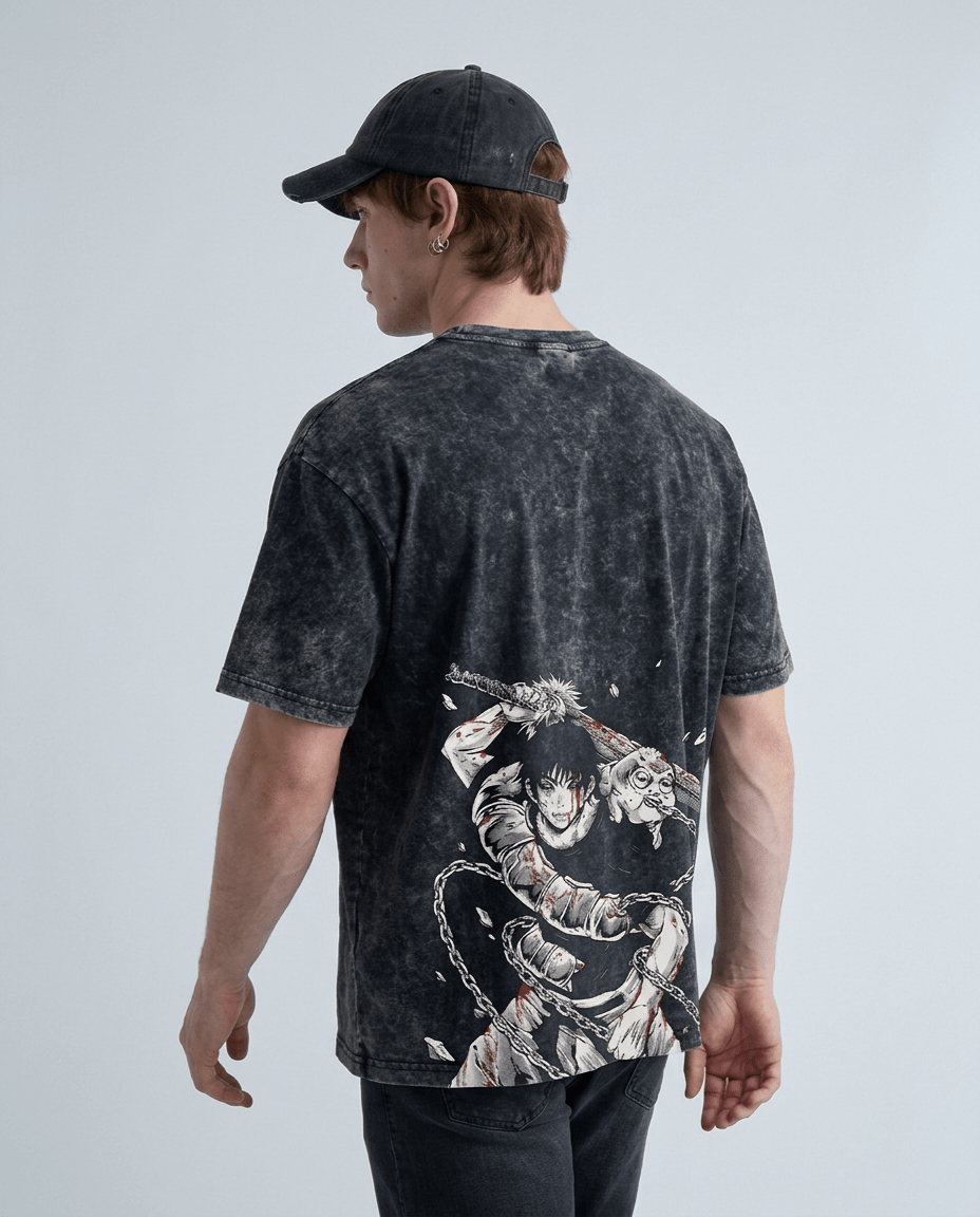 Iron Chain Warrior Washed Tee - Tempus