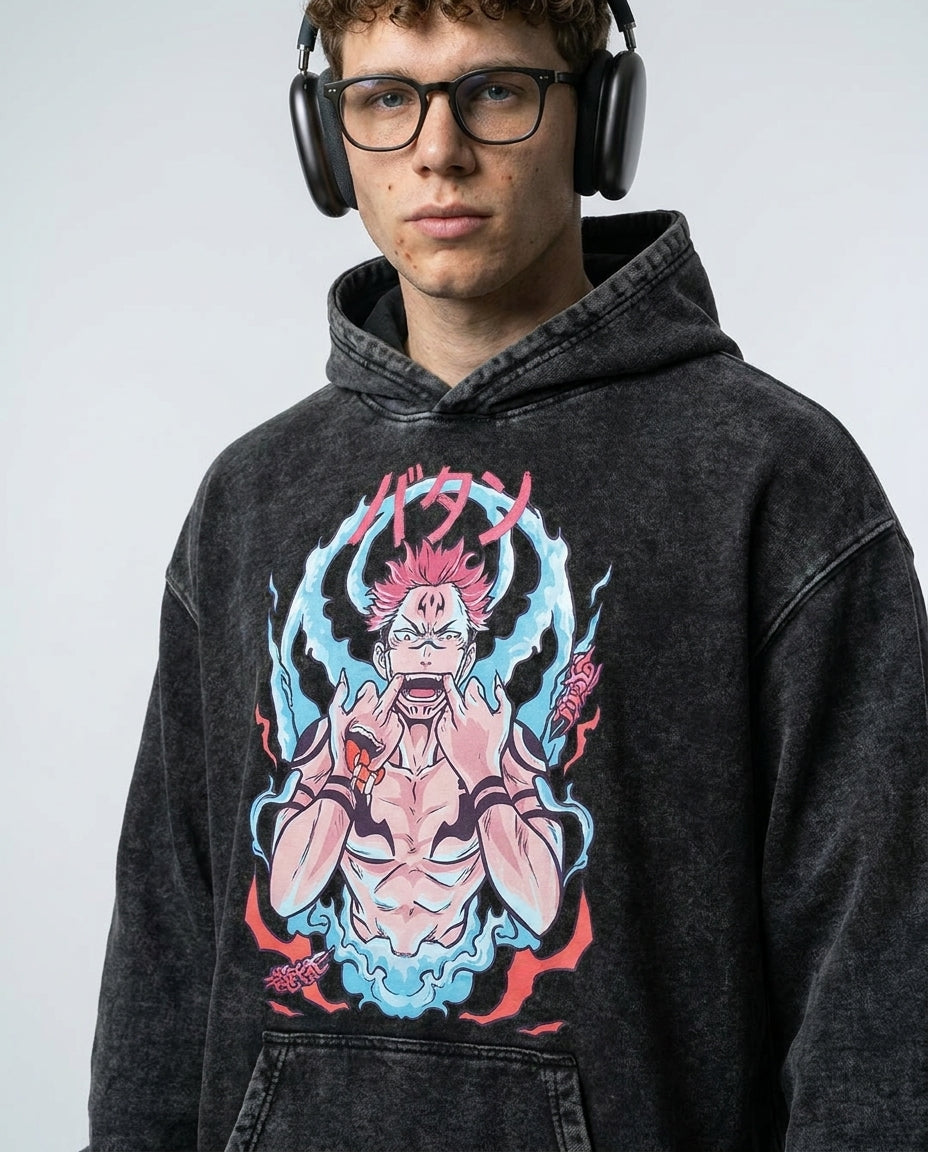 Cursed Bloom Sorcerer Vintage Hoodie