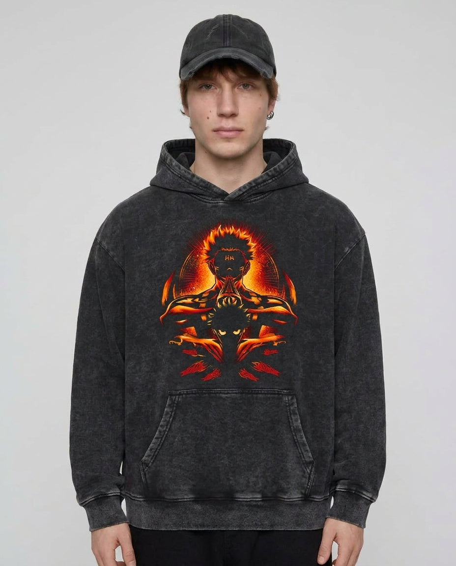 Rising Sun Spirit Vintage Hoodie
