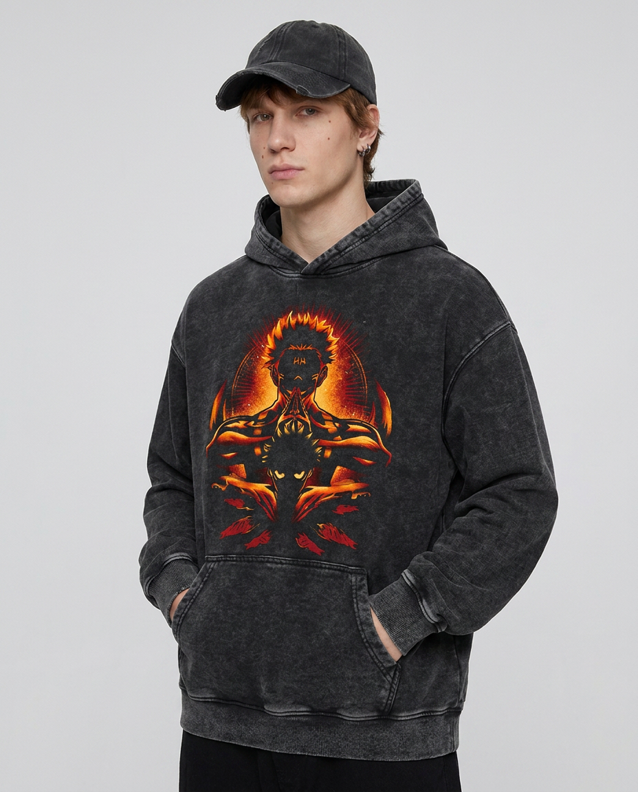 Rising Sun Spirit Vintage Hoodie
