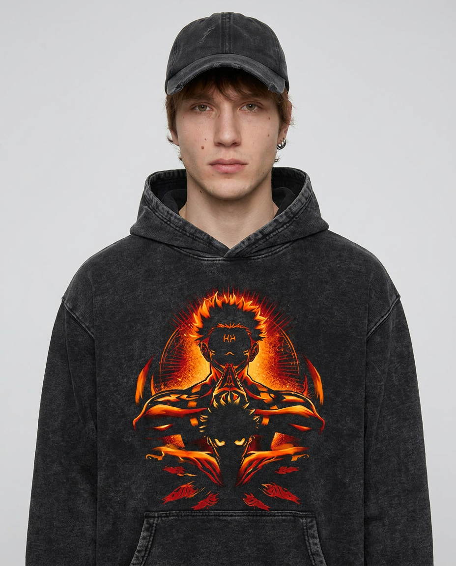 Rising Sun Spirit Vintage Hoodie