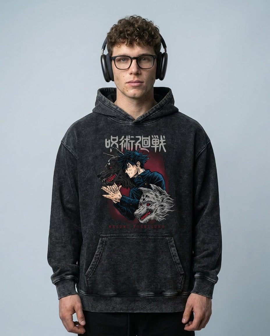 Cursed Sorcery Duo Vintage Hoodie