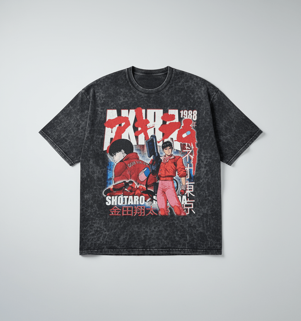 Neo Tokyo Rider Vintage Tee - Tempus