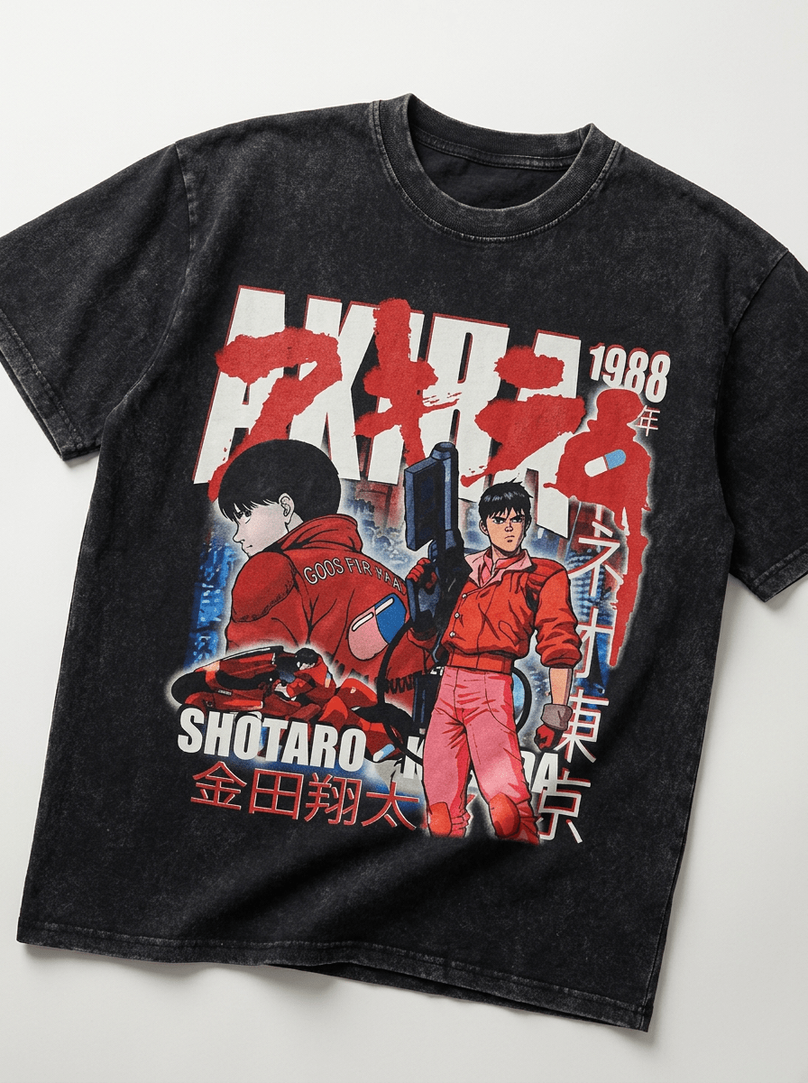 Neo Tokyo Rider Vintage Tee - Tempus