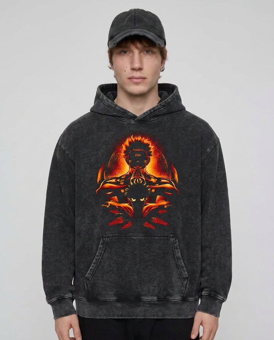Rising Sun Spirit Vintage Hoodie - Tempus