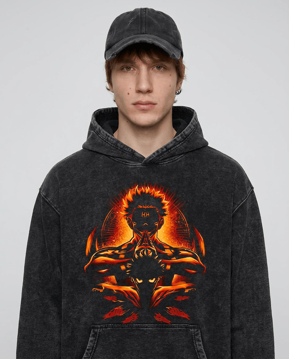 Rising Sun Spirit Vintage Hoodie - Tempus