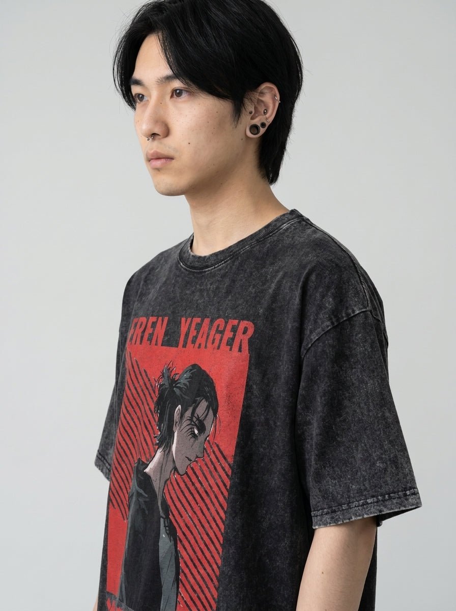 Rumbling Vision Washed Tee - Tempus