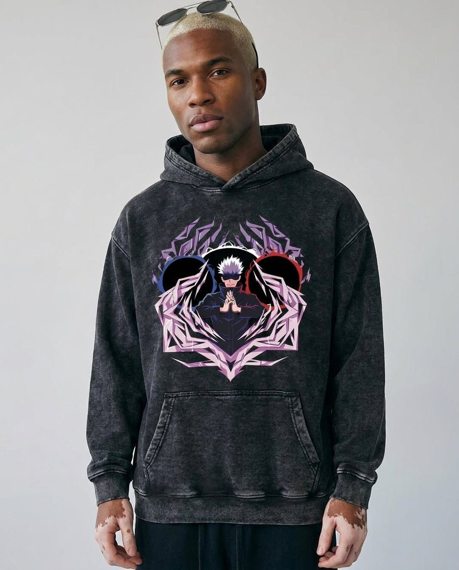 Cursed Sorcery Duo Vintage Hoodie | Tempus Arc