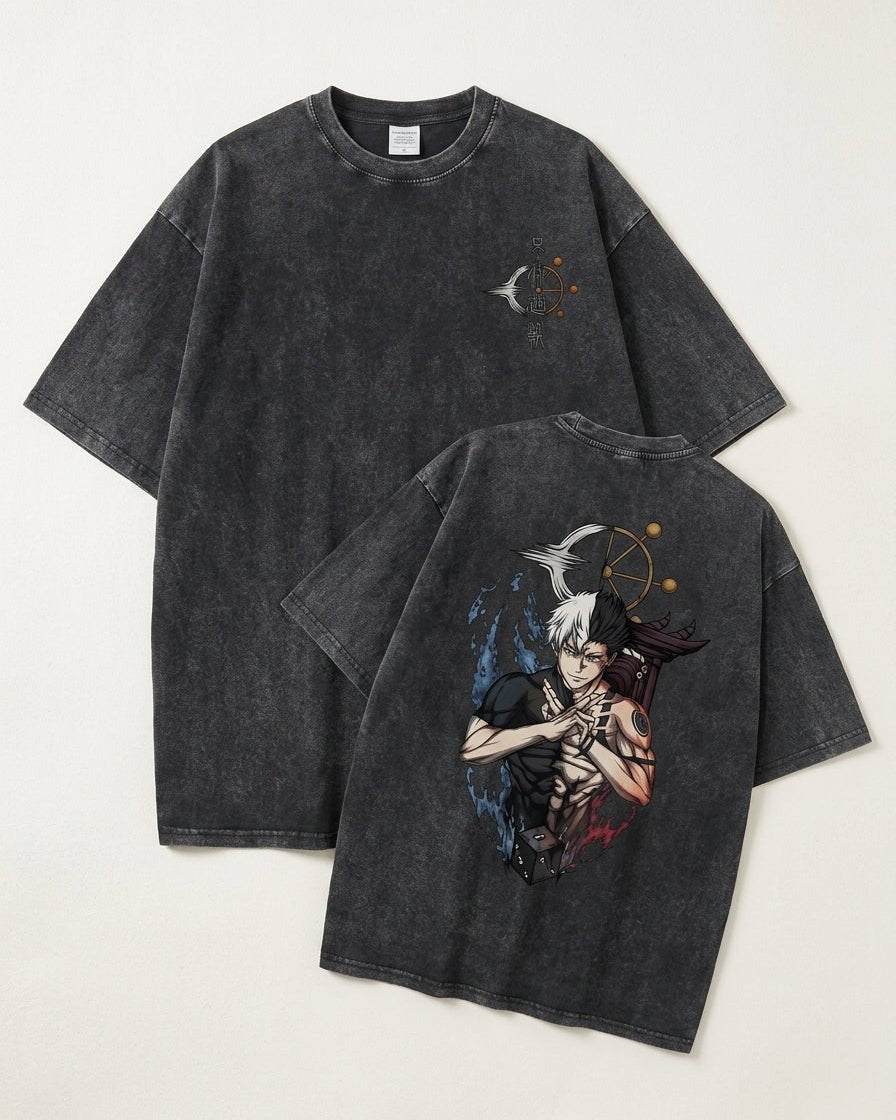 Six Eyes Duality Back Tee - Tempus