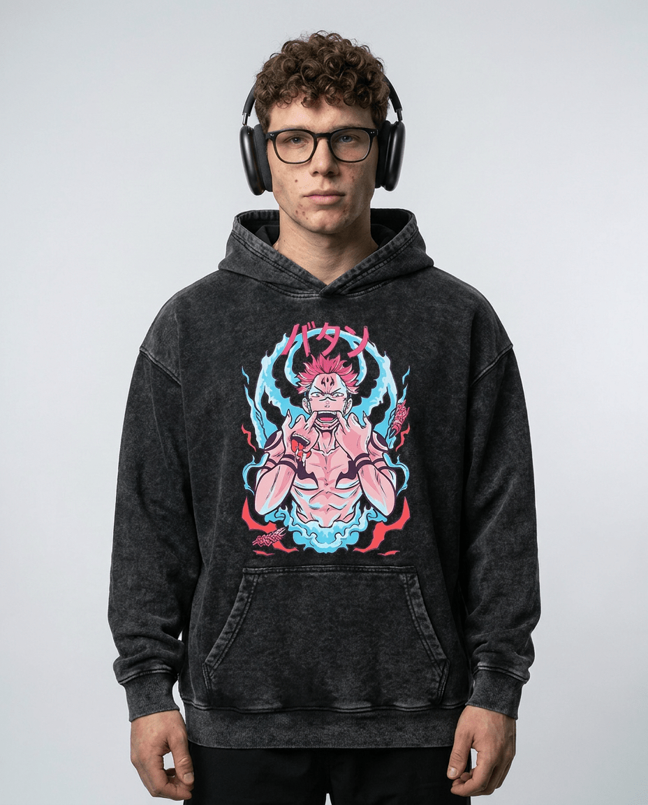 Spectral Bloom Sorcerer Vintage Hoodie - Tempus