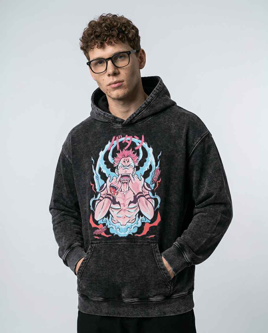 Spectral Bloom Sorcerer Vintage Hoodie - Tempus