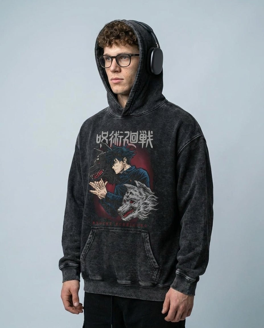 Cursed Sorcery Duo Vintage Hoodie | Tempus Arc
