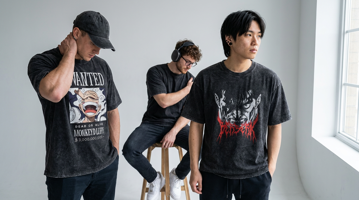 Tempus Arc hero banner - hero v2 studio clean | premium anime streetwear