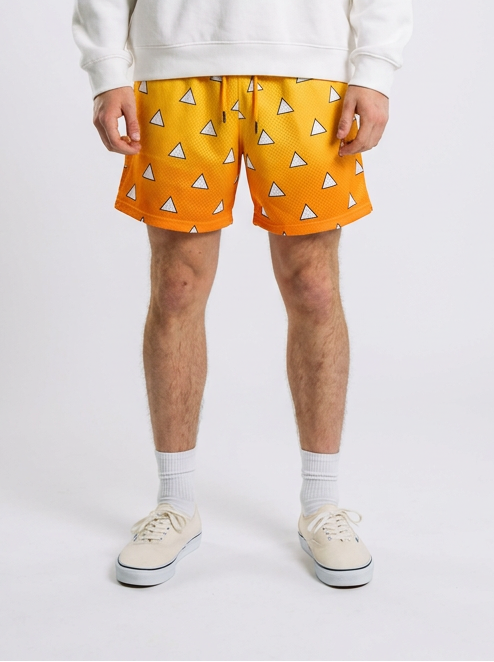 Anime Print Men's Beach Shorts - 12T2N4EI3 — full view