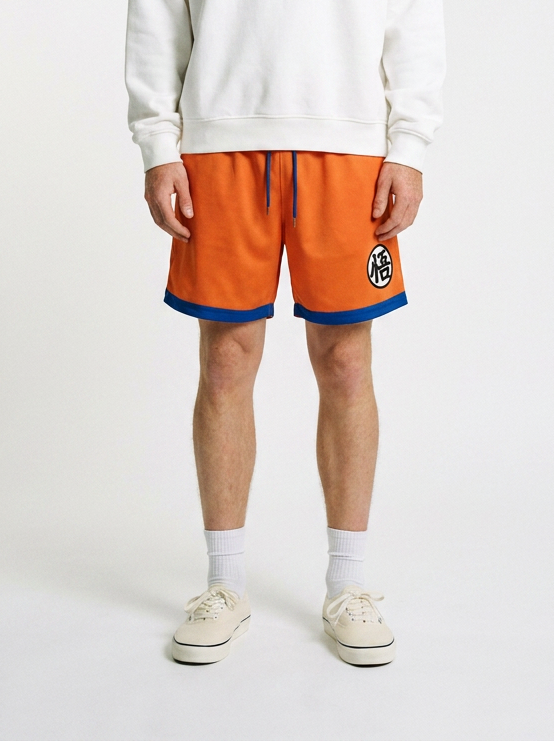 Anime Print Men's Beach Shorts - 8B10L0GS1 — full view
