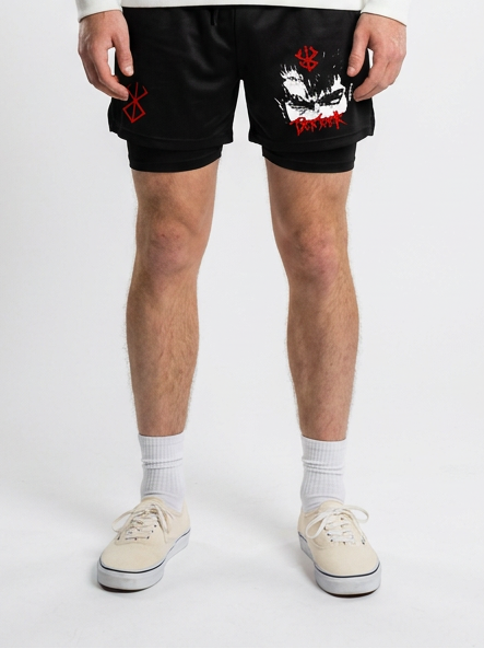 One Piece 3D Digital Print Adult Beach Shorts - 1773646988609392758 — full view