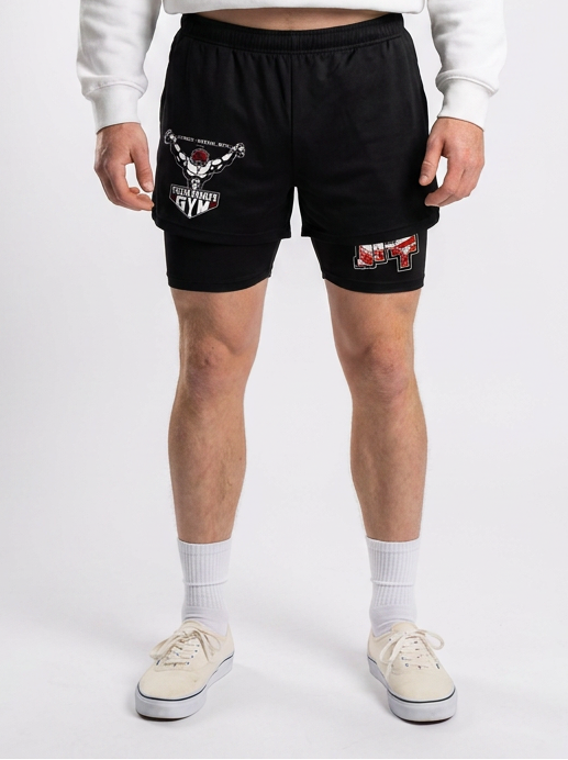 One Piece 3D Digital Print Adult Beach Shorts - 1773646988609392719 — front view