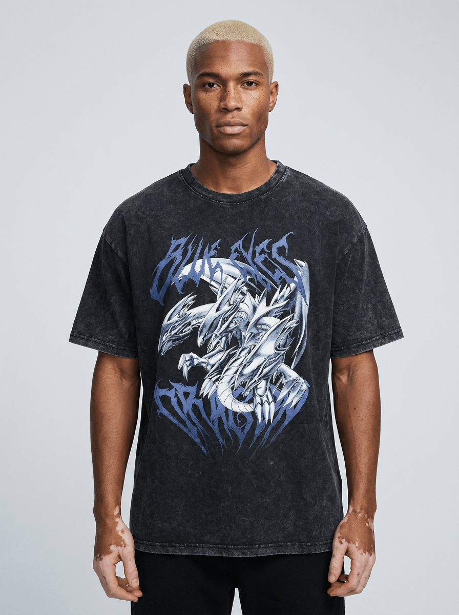 Triple Azure White Drayoung Hunter Tee - Tempus